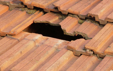 roof repair Lower Rabber, Powys